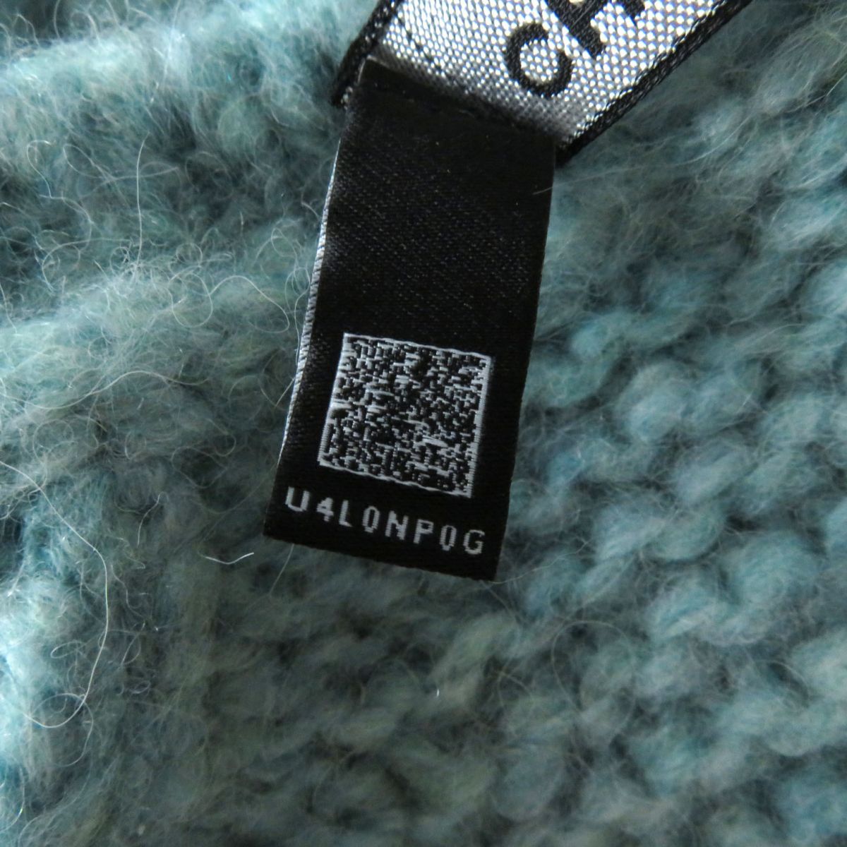 Top Quality Chanel Alpaca Blend Knit Cardigan Light Blue