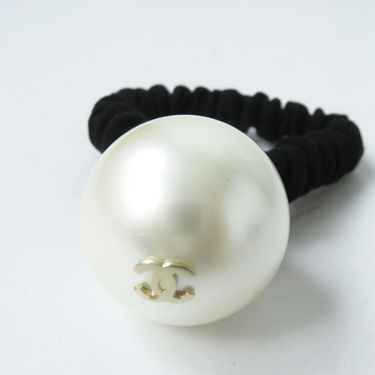 Top Quality Chanel Coco Mark Faux Pearl Hair Elastic