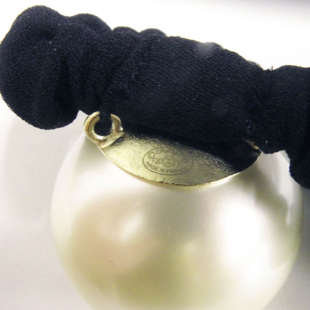 Top Quality Chanel Coco Mark Faux Pearl Hair Elastic
