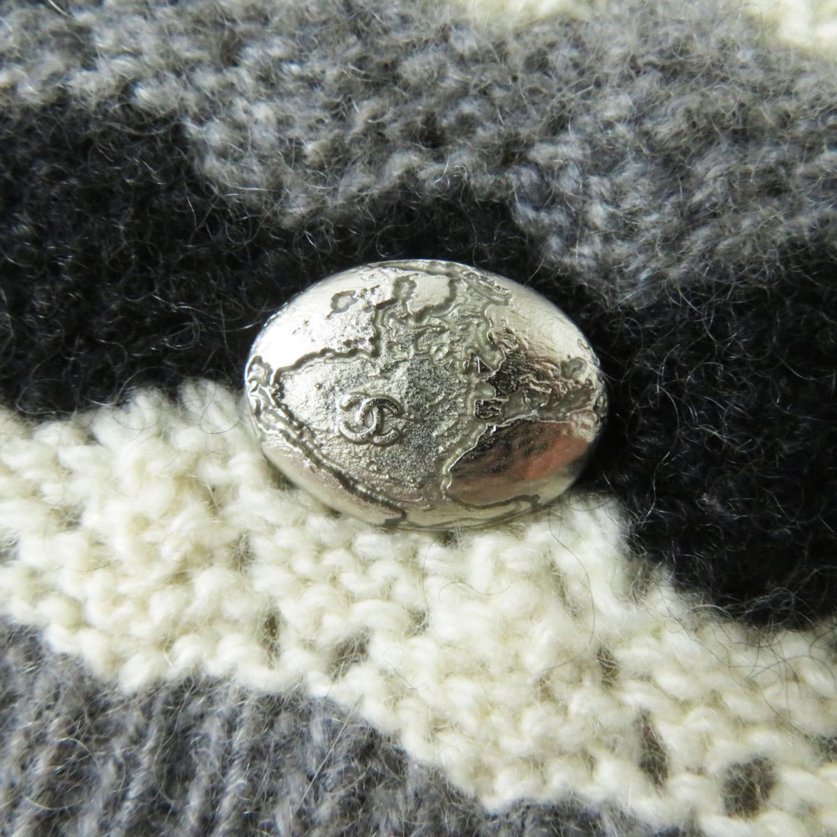 Top Quality Chanel Cashmere Knit Dress COCO Mark Plate