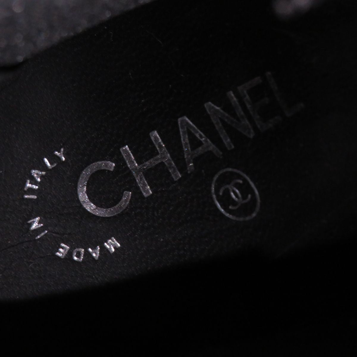 Top Quality Chanel Leather Round Toe Short Boots Black 35