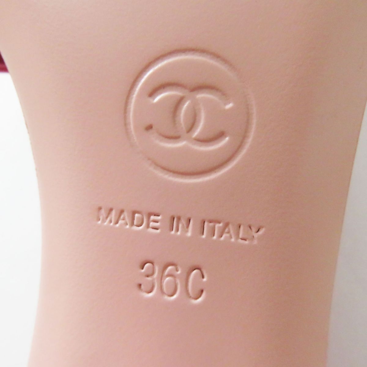 Top Quality Chanel COCO Mark Patent Leather Mules Pink