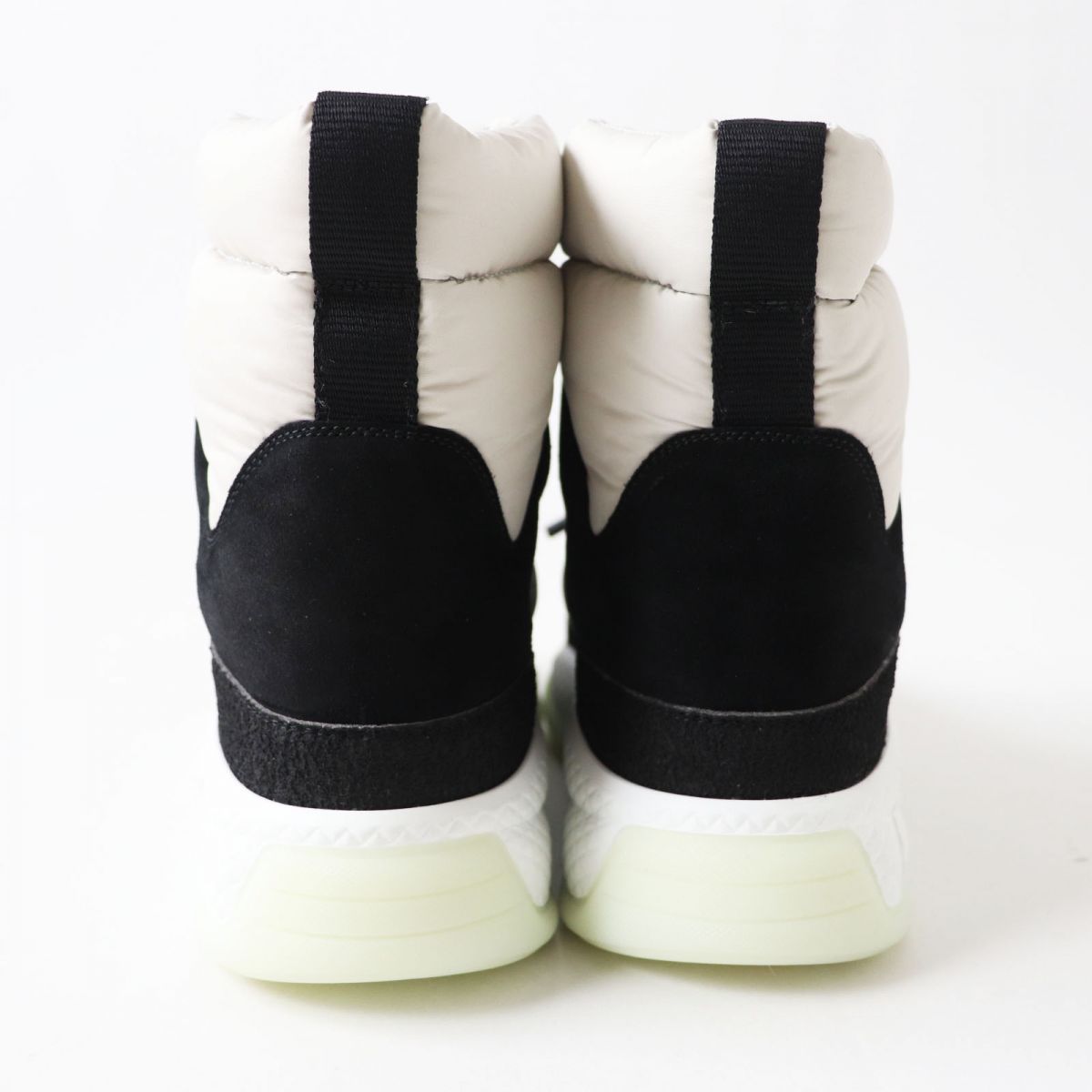 Top Quality Chanel COCO Mark Snow Boots Nylon Suede Black Gray