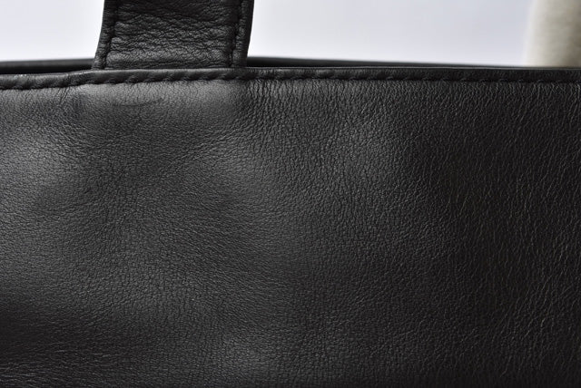Top Quality Chanel Lamb Leather Shoulder/Handbag A4 Coco Mark Black
