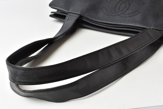 Top Quality Chanel Caviar Skin Shoulder/ Tote Bag Black