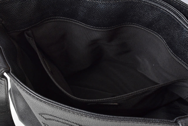 Top Quality Chanel Caviar Skin Shoulder/ Tote Bag Black