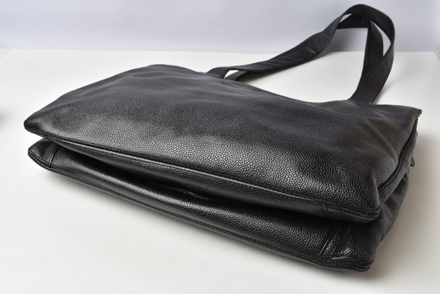 Top Quality Chanel Caviar Skin Shoulder/ Tote Bag Black