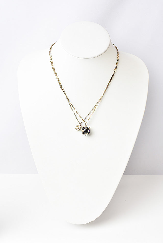 Top Quality Chanel Necklace/Pendant/Bracelet Coco Mark Rhinestone Multicolor/Gold