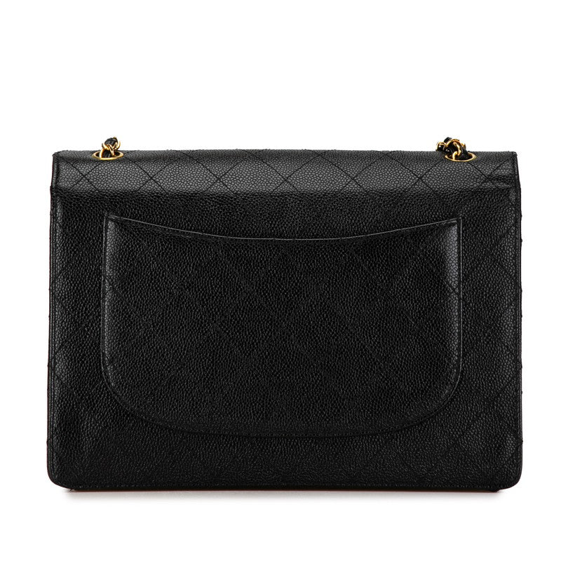 Top Quality Chanel Caviar Skin Matelasse 30 Single Flap Chain Shoulder Bag