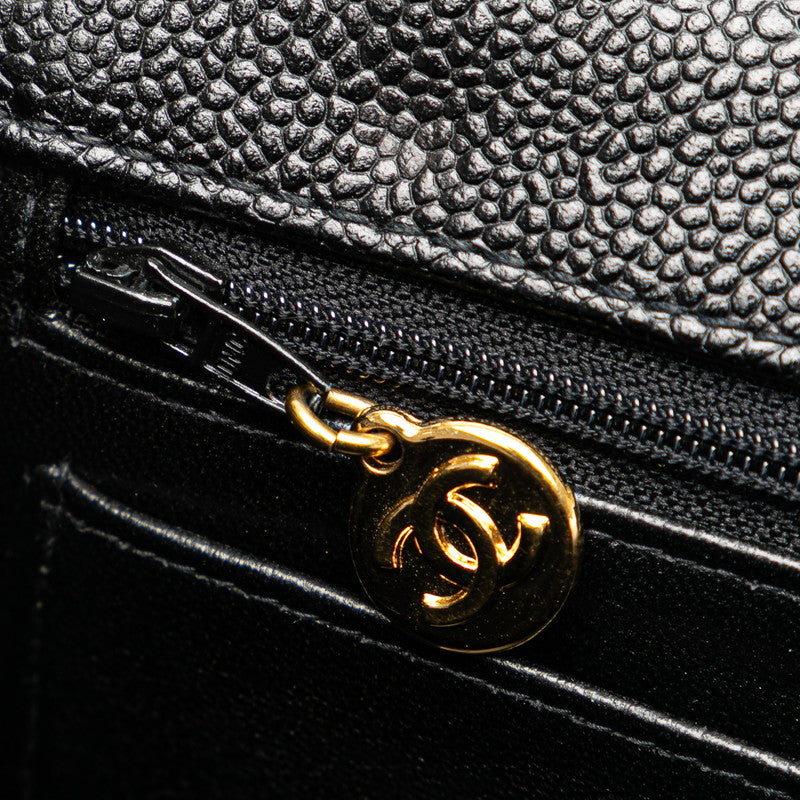 Top Quality Chanel Caviar Skin Matelasse 30 Single Flap Chain Shoulder Bag