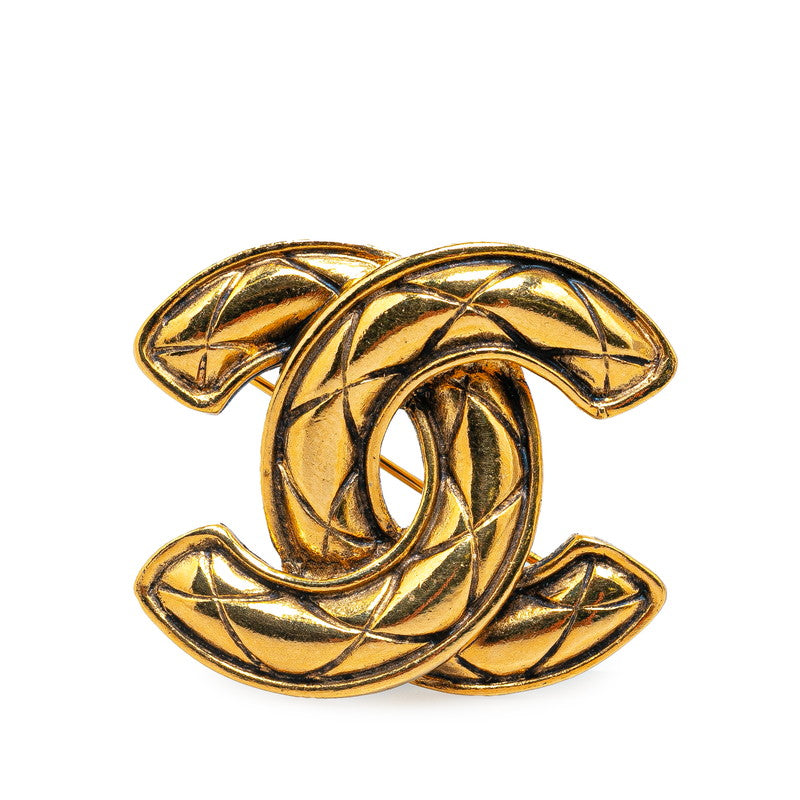 Top Quality Chanel Coco Mark Gold Brooch