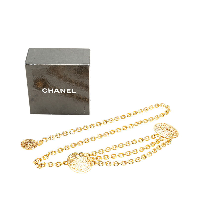 Top Quality Chanel Coco Mark Honeycomb Belt Gold Plated