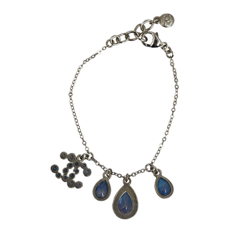 Top Quality Chanel Metal Coco Mark Drop Color Stone Bracelet