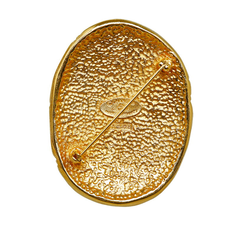 Top Quality Chanel Logo Crown Coco Mark Brooch Gold Plated