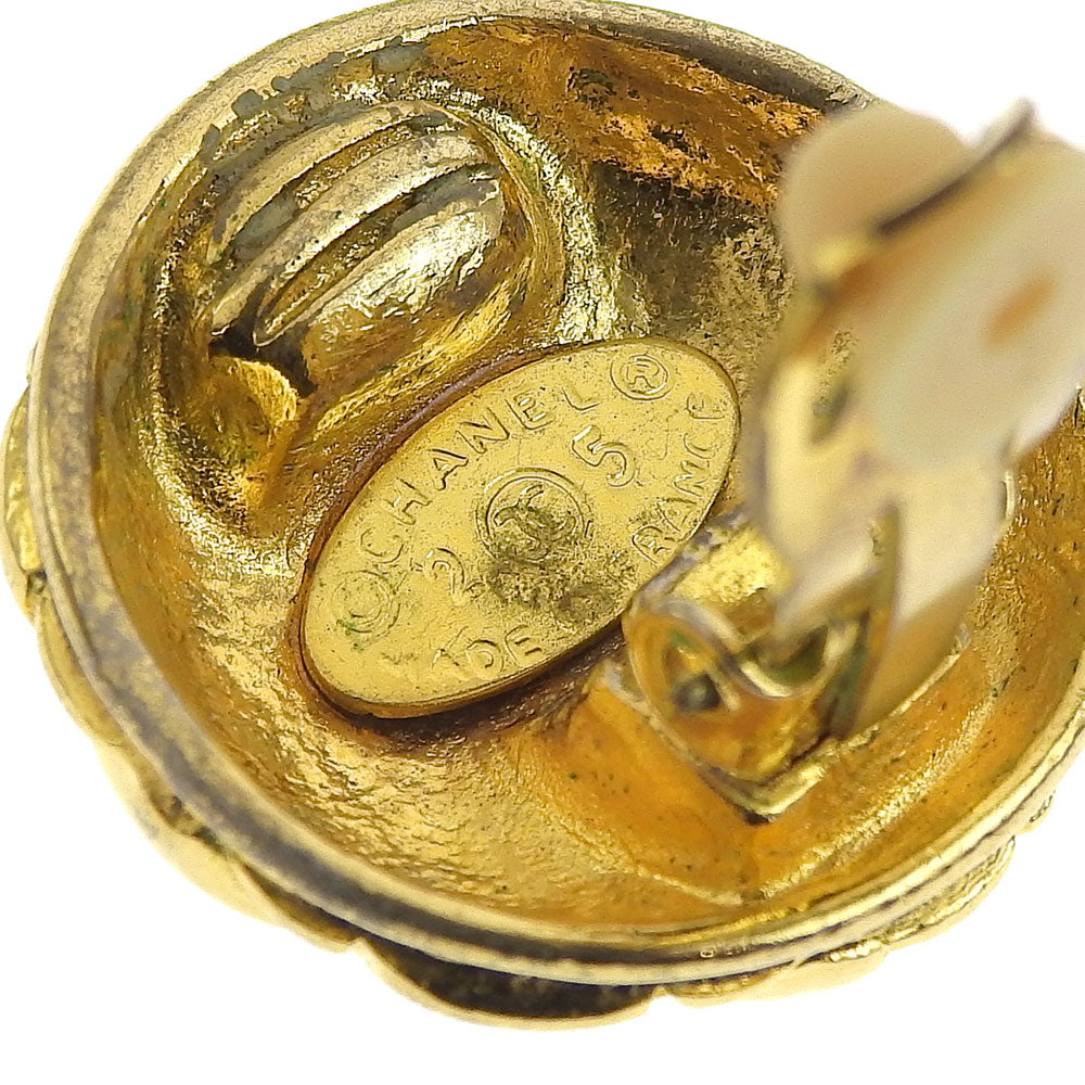 Top Quality Chanel Coco Mark Logo Matelasse Vintage Earrings