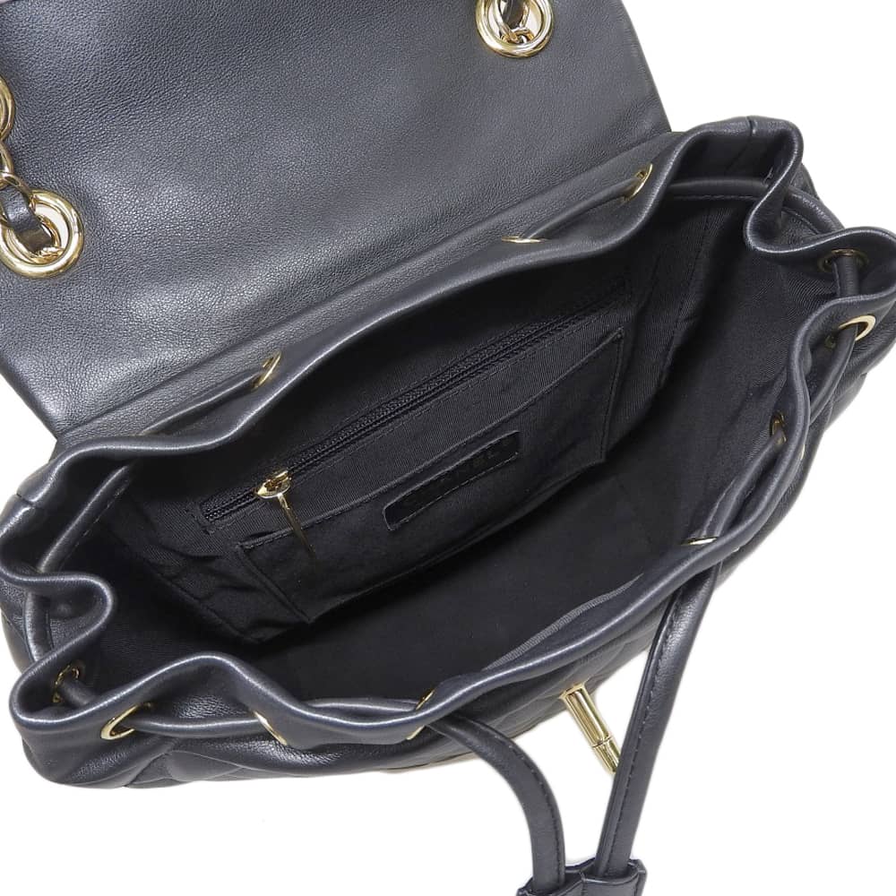 Top Quality Chanel Leather Coco Mark Backpack A91121