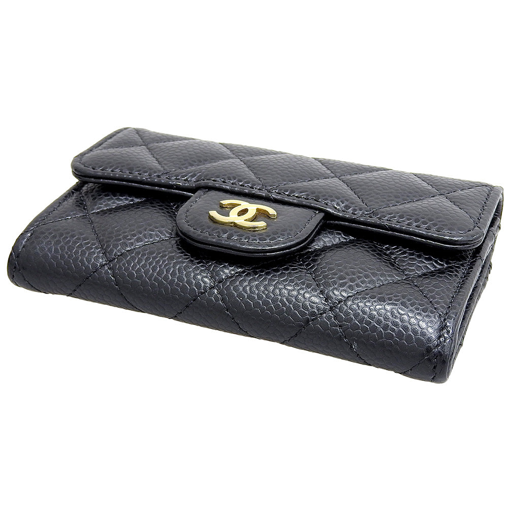 Top Quality Chanel Caviar Skin Business Card Holder AP0214
