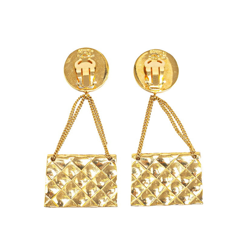 Top Quality Chanel Coco Mark Matelasse Bag Earrings