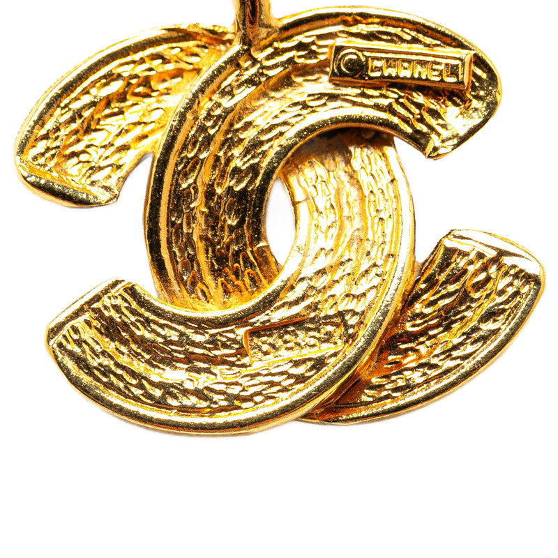 Top Quality Chanel Coco Mark Matelasse Necklace Gold Plated