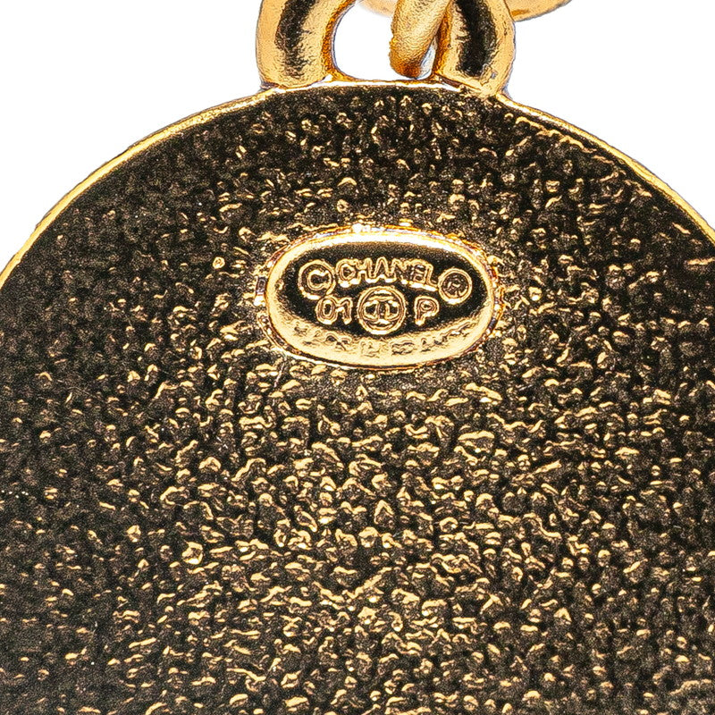 Top Quality Chanel Star Motif Earrings Gold Black