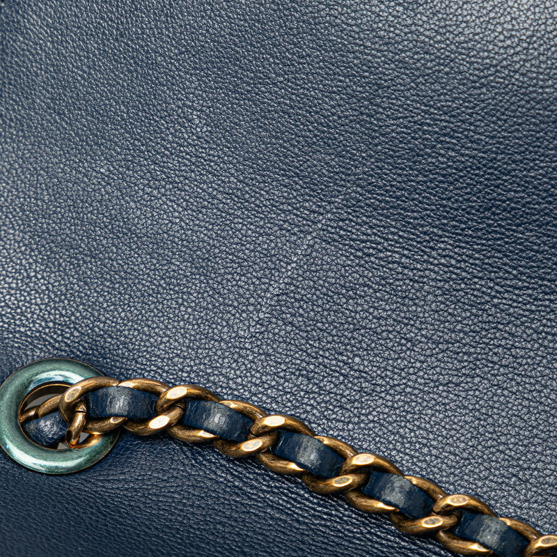 Top Quality Chanel Lambskin Coco Mark Matelasse Shoulder Bag