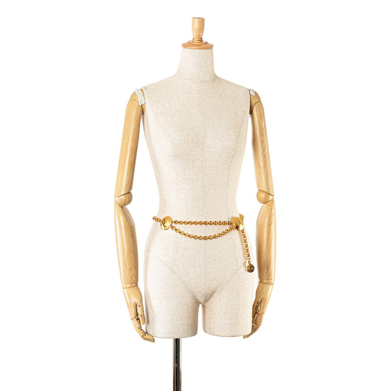 Top Quality Chanel Vintage Coco Mark Belt Gold Plated