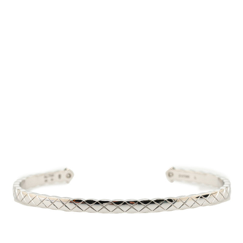 Top Quality Chanel Matelasse Coco Crush Bracelet K18WG White Gold