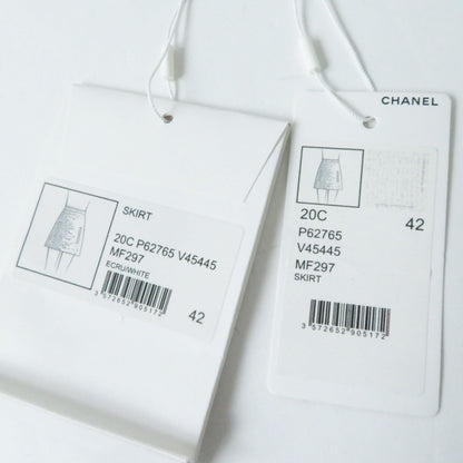 Top Quality Chanel Tweed Skirt P62765 Ecru 42