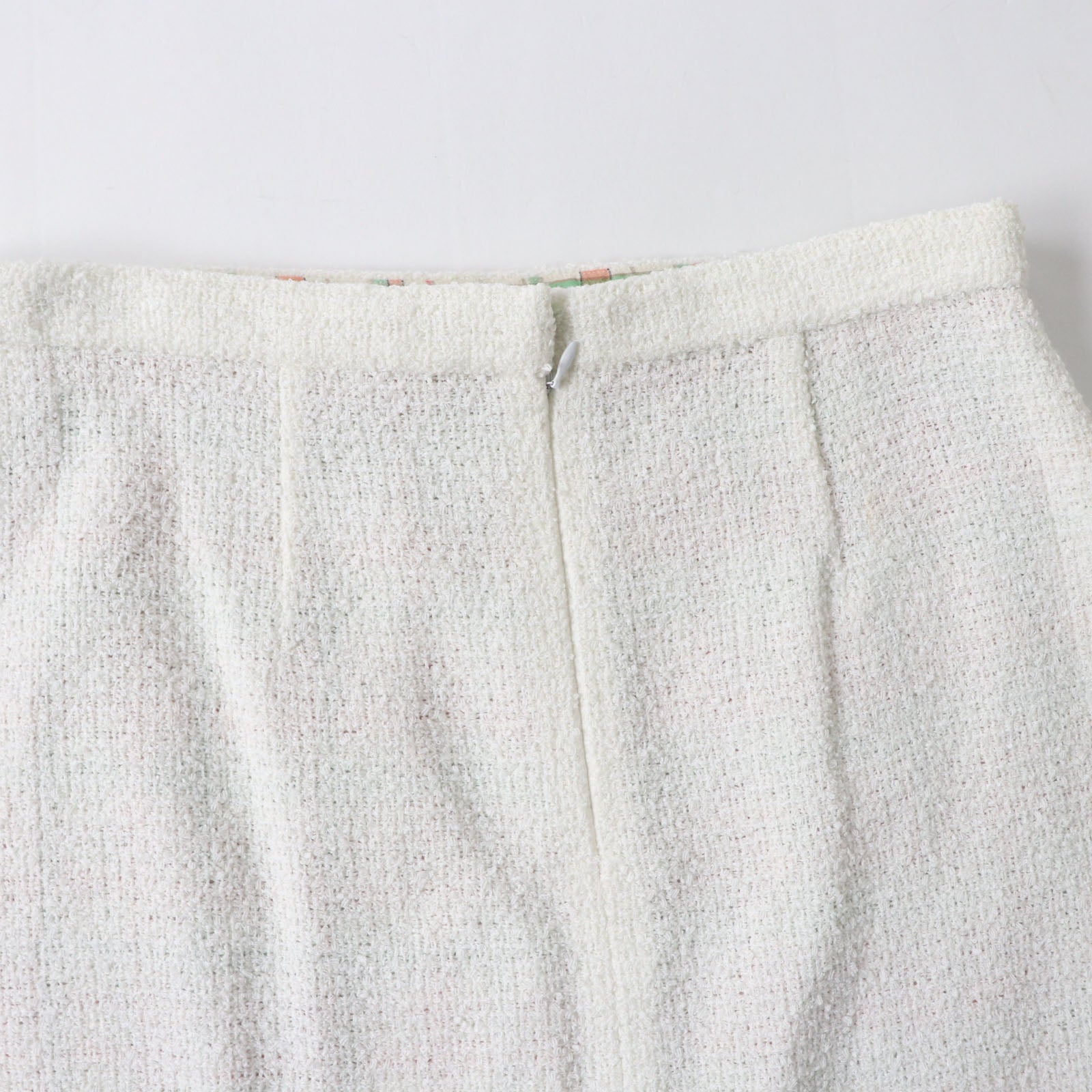 Top Quality Chanel Tweed Skirt P62765 Ecru 42