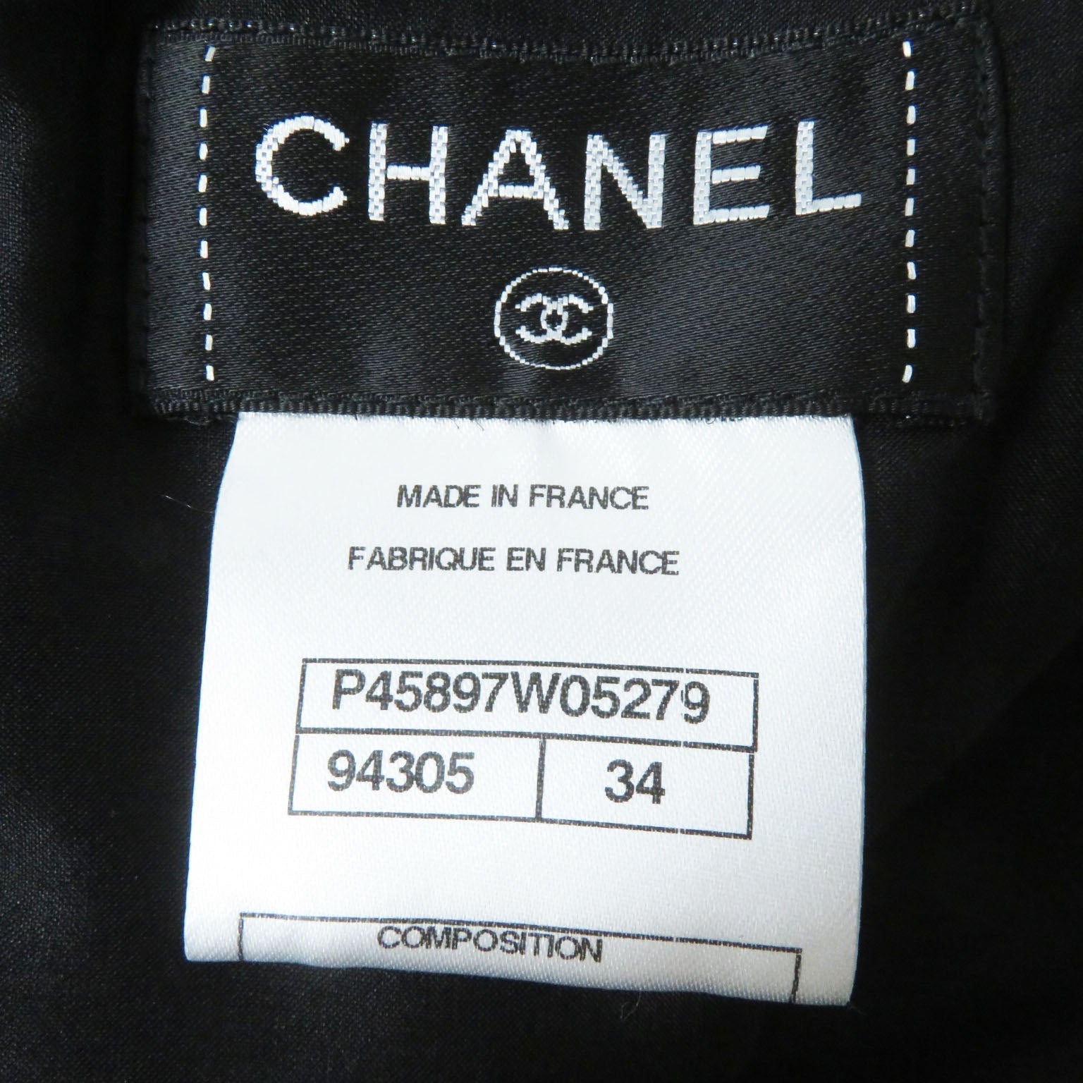 Top Quality Chanel Nylon Silk Tight Skirt Black 34