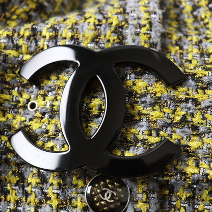 Top Quality Chanel P57148 Coat with COCO Mark Buttons