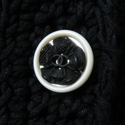 Top Quality Chanel Silk Cotton COCO Mark Button Dress