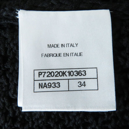 Top Quality Chanel Silk Cotton COCO Mark Button Dress