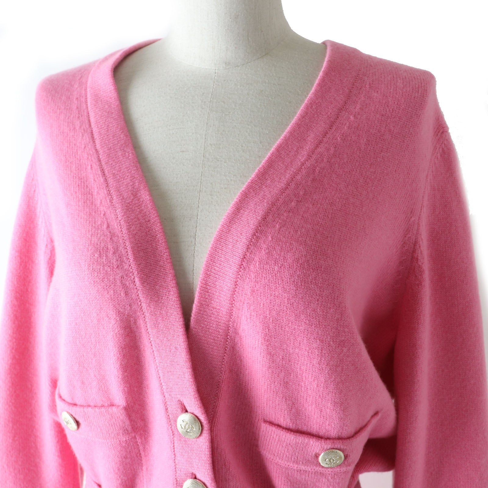 Top Quality Chanel Cashmere One Piece Set Pink