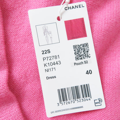 Top Quality Chanel Cashmere One Piece Set Pink