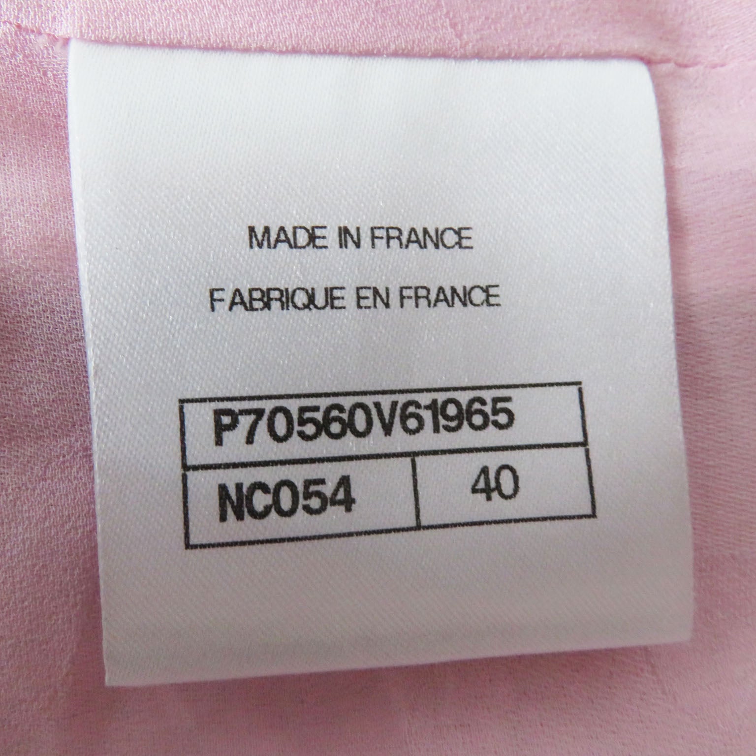 Top Quality Chanel Tweed Blouson P70560 Baby Pink 40