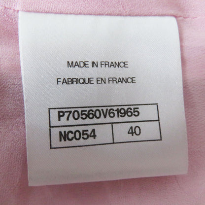 Top Quality Chanel Tweed Blouson P70560 Baby Pink 40