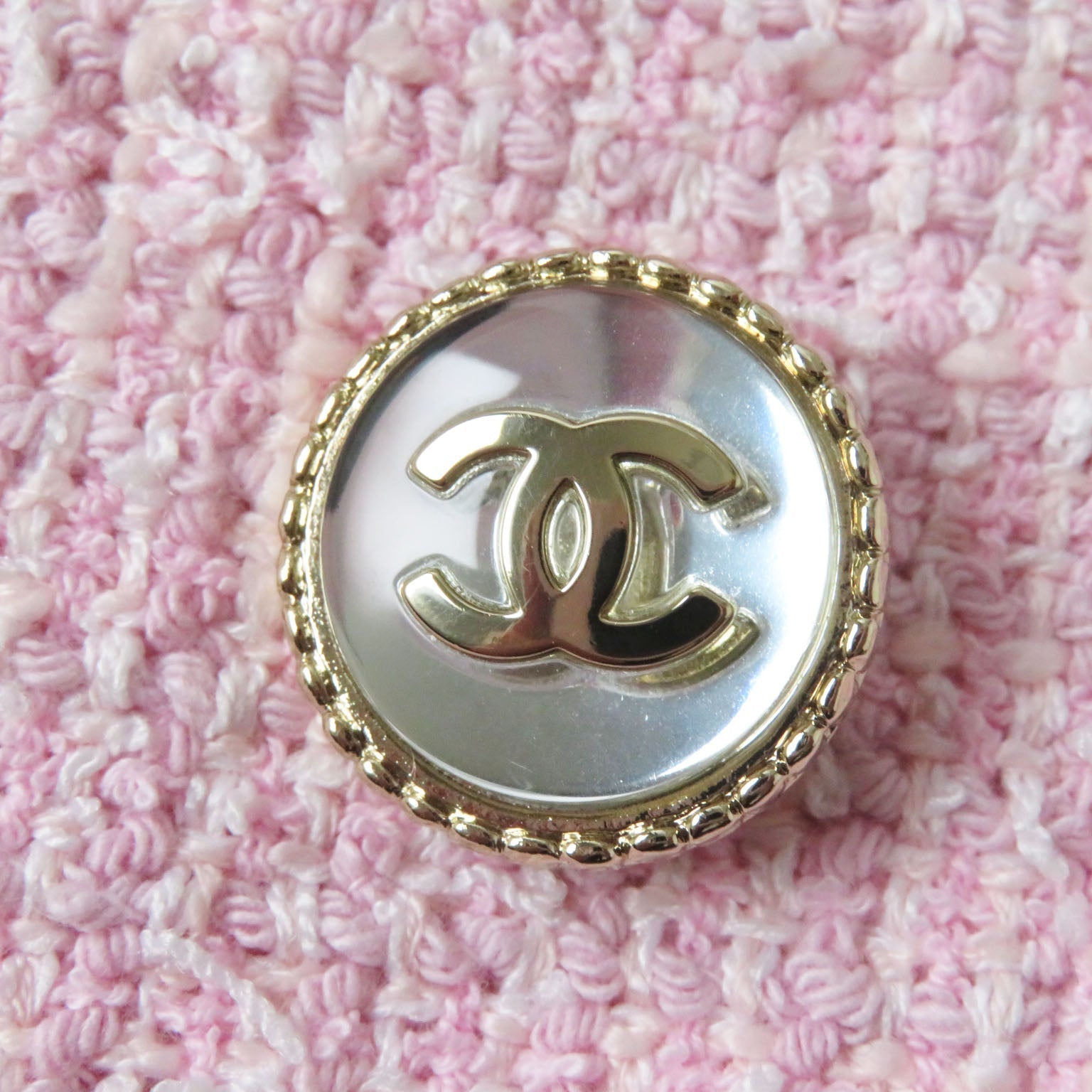 Top Quality Chanel Tweed Blouson P70560 Baby Pink 40