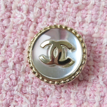 Top Quality Chanel Tweed Blouson P70560 Baby Pink 40