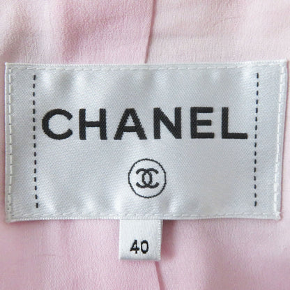 Top Quality Chanel Tweed Blouson P70560 Baby Pink 40