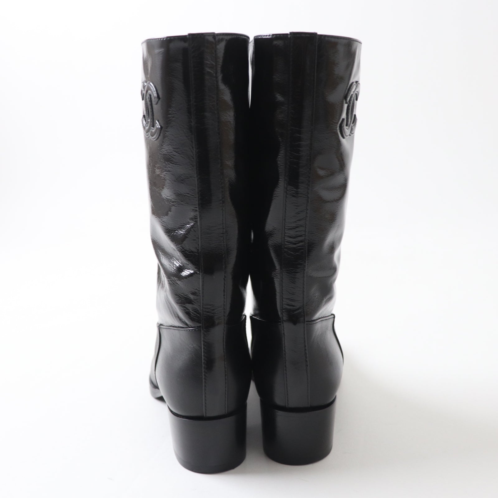 Top Quality Chanel COCO Mark Medium Boots G37981