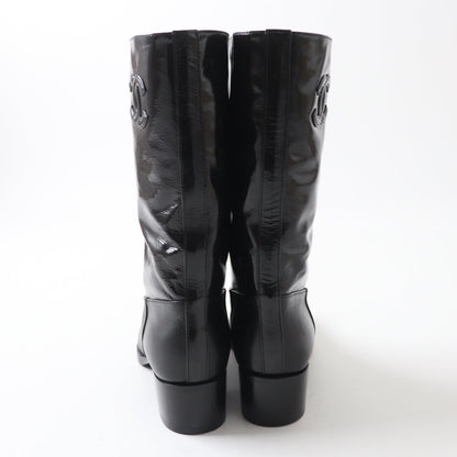 Top Quality Chanel COCO Mark Medium Boots G37981