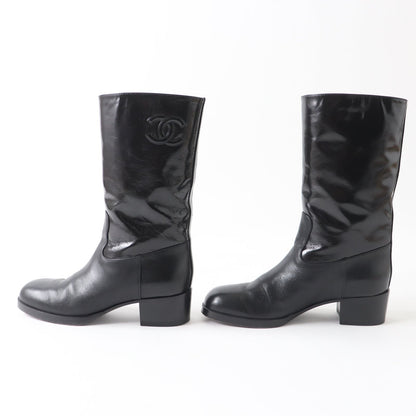 Top Quality Chanel COCO Mark Medium Boots G37981