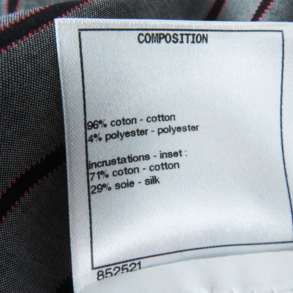 Top Quality Chanel Long Sleeve Shirt P73409 Gray/Pink/Black