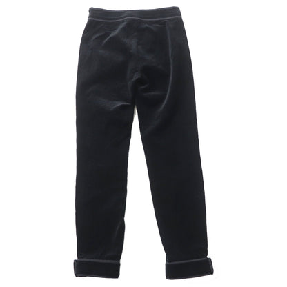 Top Quality Chanel Velour Pants Black 34 Women