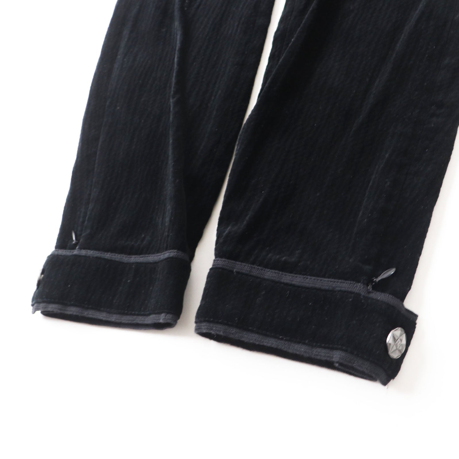 Top Quality Chanel Velour Pants Black 34 Women