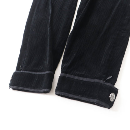 Top Quality Chanel Velour Pants Black 34 Women