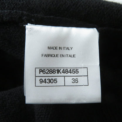 Top Quality Chanel Cashmere Off-Shoulder Knit Sweater