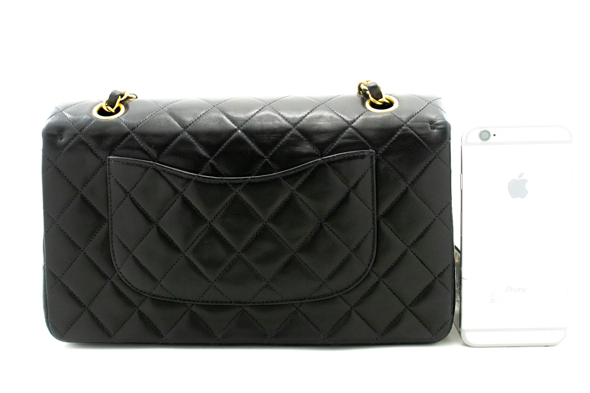 Top Quality Chanel Classic Double New 10 Chain Shoulder Bag Black Lambskin
