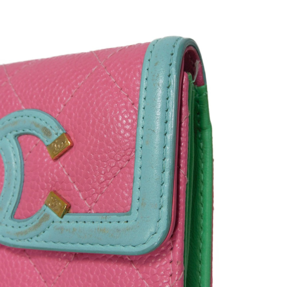 Top Quality Chanel CC Filigree Card Holder